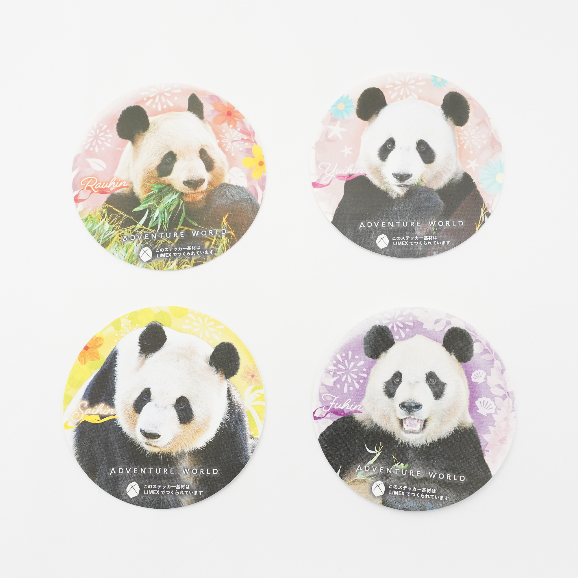 LIMEX製　パンダステッカー
