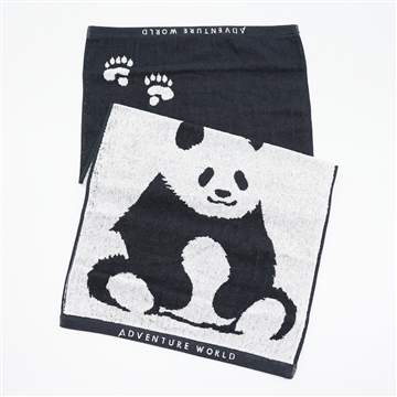 モノクロフェイスタオル