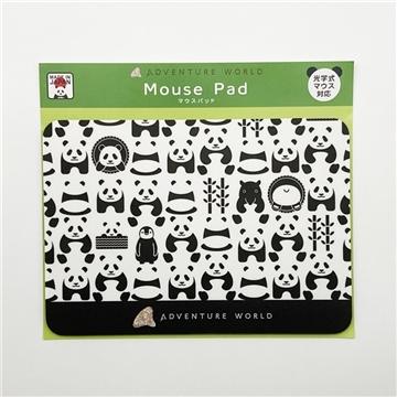 マウスパッド　パンダパターン