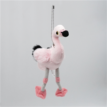 チリーフラミンゴ親　ぬいぐるみキーホルダー