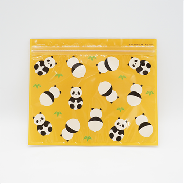 パンダ数字柄ジッパーバッグ