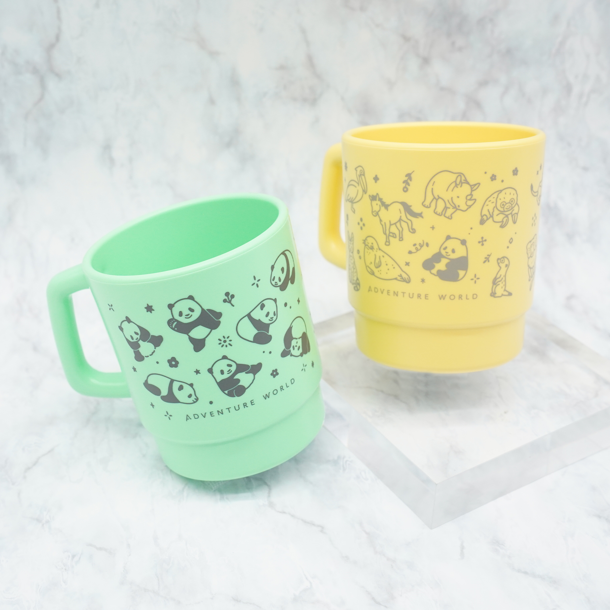 柄付きプラコップ