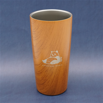 木目調ステンレス真空タンブラー　440ml