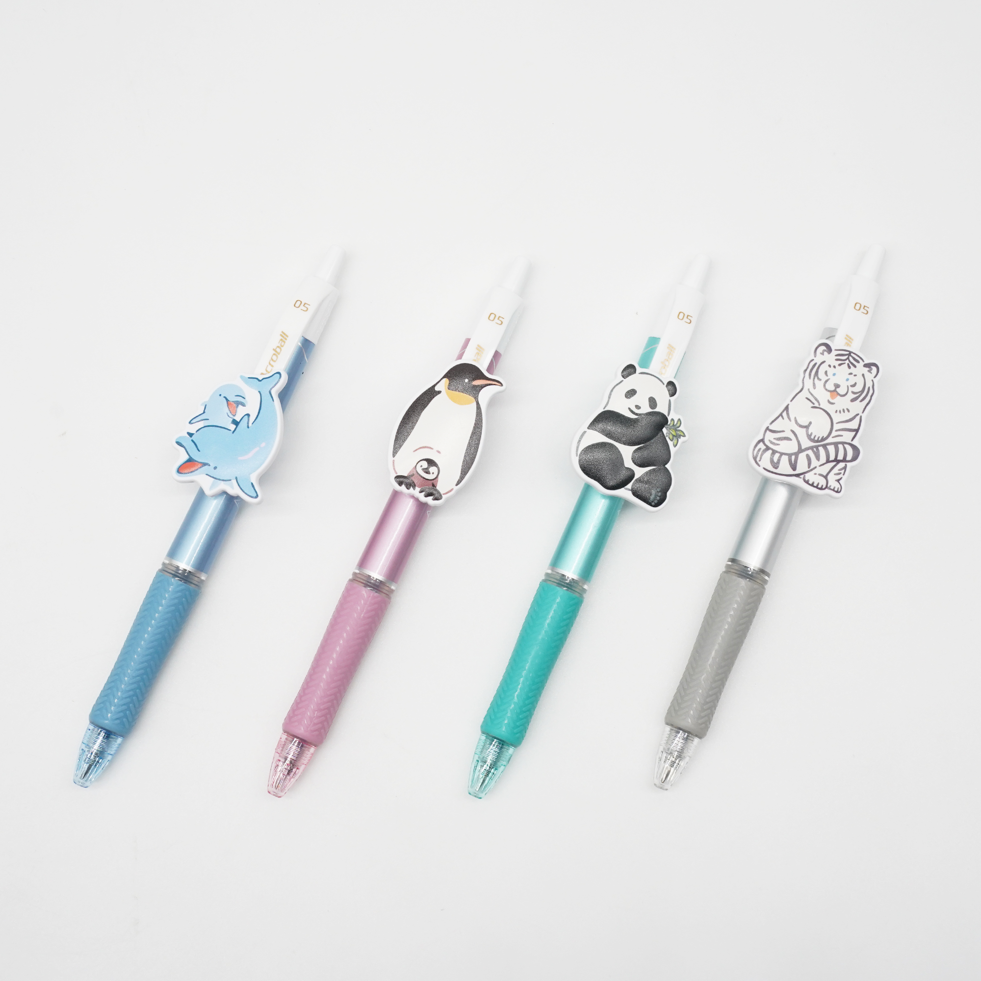 クリップボールペン4本セット